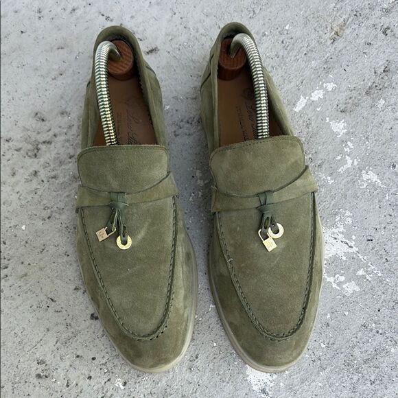 Loro Piana Summer Charm suede loafers - Picture 1 of 9